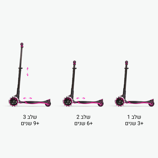 Xtend Scooter/step Roze/zwart