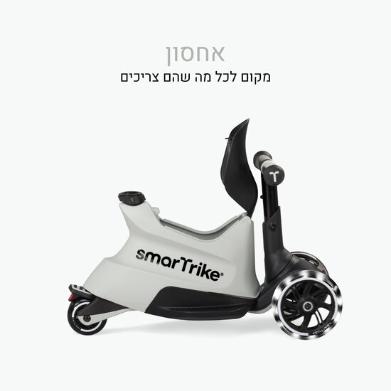 Xtend Scooter/step ride on grijs/zwart