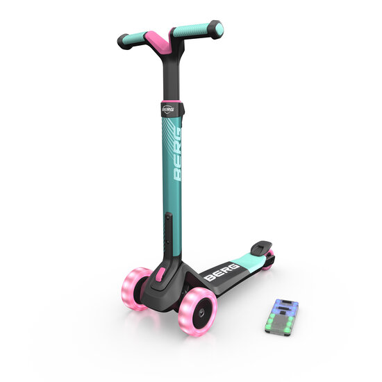 Step BERG Nexo Foldable Lights LED-deck Mint groen/ roze