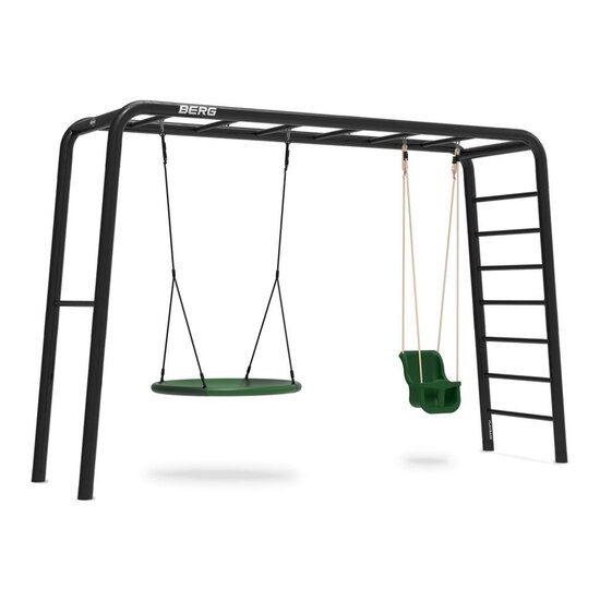 Berg Playbase 3-In-1 Large Met Rekstok En Ladder (Inclusief Babyzitje En Nestschommel)