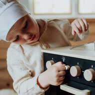 Micki Premium houten speelkeuken (zwart)