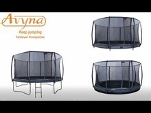 Veiligheidsnet voor trampoline 340x240 (234) - Groen