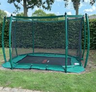 Veiligheidsnet voor trampoline 340x240 (234) - Groen