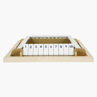 Small Foot - Shut the Box Houten Dobbelspel Gouden Editie