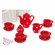 Small Foot - Houten Picknickmand Tina met Servies, 19dlg.