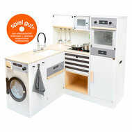 Small Foot - Houten Modulaire Speelkeuken XL Wit, 9dlg.