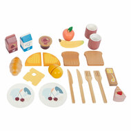 Small Foot - Picknickset met Houten Speeleten Tasty, 26dlg.