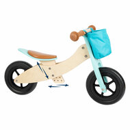 Small Foot - Houten Driewieler en Loopfiets 2in1 Maxi Turquo