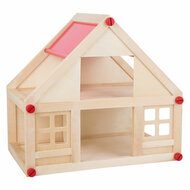 Small Foot - Houten Poppenhuis met Meubeltjes, 23dlg.