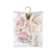 Llorens kleding set roze voor poppen van 33 cm