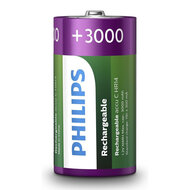 Oplaadbare Batterijen Philips Rechargeable NimH C/HR14 3000m