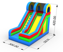 Springkussen High and Colorful Slide (pvc) &ndash; Avyna