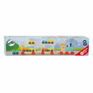 Small Foot - Houten Trein Transporter met Auto&#039;s, 11dlg.