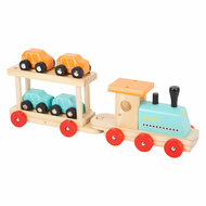 Small Foot - Houten Trein Transporter met Auto&#039;s, 11dlg.