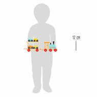 Small Foot - Houten Trein Transporter met Auto&#039;s, 11dlg.