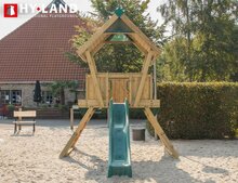 Hy-Land Q2 Speeltoestel Grenenhout - RVS Glijbaan