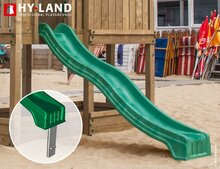 Hy-Land Q2s Speeltoestel Douglas - Polyethyleen Glijbaan en Schommel