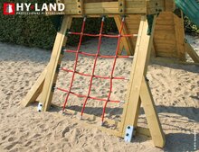 Hy-Land Q2s Speeltoestel Grenenhout - RVS Glijbaan en Schommel