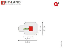 Hy-Land Q2 Speeltoestel Douglas - RVS Glijbaan