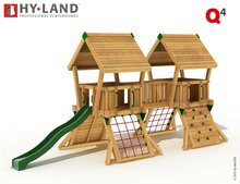 Hy-Land Q4 Speeltoestel Douglas - RVS Glijbaan