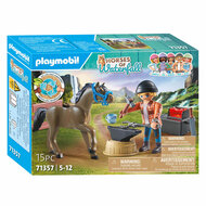 Playmobil Horses of Waterfall Hoefsmid: Ben &amp; Achilles - 71357