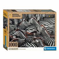 Clementoni Legpuzzel National Geographics - Zebra, 1000st.