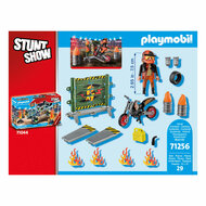 Playmobil Starterpack Stuntshow Motor met Vuurmuur - 71256