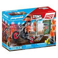 Playmobil Starterpack Stuntshow Motor met Vuurmuur - 71256