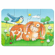 Schattige Huisdieren Puzzel, 4in1