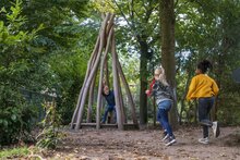 Robinia Tipi voor openbaar gebruik 125cm x 125cm