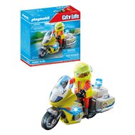 Playmobil City Life Noodmotorfiets met zwaailicht - 71205