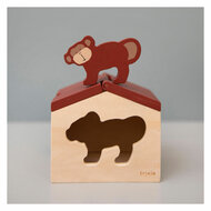 Trixie Houten Huis met Blokken - Mr. Monkey