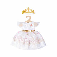 Poppenjurk Prinses met Kroon, 28-35 cm