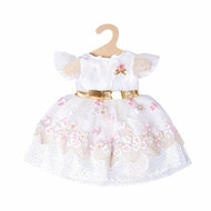 Poppenjurk Prinses met Kroon, 28-35 cm