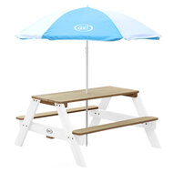 AXI Parasol ⌀125 cm - Blauw/wit