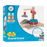 Bigjigs Houten Rails - Gravel Kraan