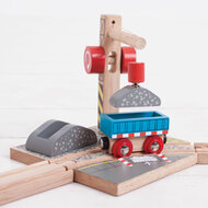 Bigjigs Houten Rails - Gravel Kraan