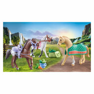 Playmobil Horses of Waterfall 3 Paarden met Accessoires - 71356