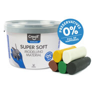 Creall Supersoft Klei Safari kleuren, 1750gr.