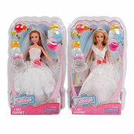 Modepop Prinses Bruid, 29cm