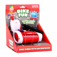 Bike Fun Fietssirene Brandweer met Microfoon