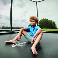 BERG trampoline Champion Regular 430 Grey Levels + Safety Net DLX XL