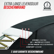 BERG trampoline Ultim Rechthoek Champion Regular 330X220 Grijs + Safety Net Deluxe