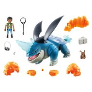 Playmobil Dragons: The Nine Realms Plowhorn &amp; D&#039;Angelo - 71082