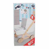 Small Foot  -  Houten Poppenwagen Little Button