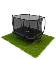 Avyna Trampoline Opbouw 340x240 (234) met net &ndash; HD Plus