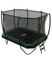 Avyna Trampoline Opbouw 305x225 (223) met net &ndash; Groen