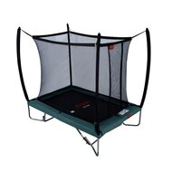 Avyna Trampoline Opbouw 275x190 (213) met net &ndash; Groen