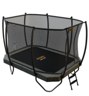 Avyna Trampoline Opbouw 380x255 (238) met net &ndash; Camouflage