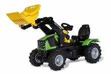 Rolly Toys Traptractor Deutz Met Frontlader En Luchtbanden